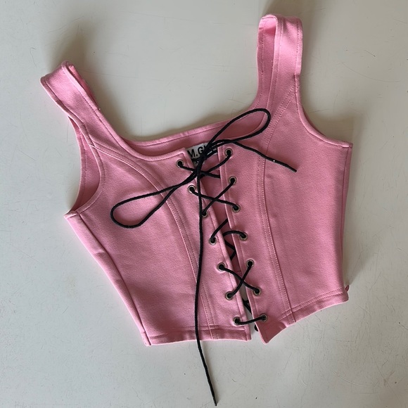 I.AM.GIA Tops - SOLD I.AM.GIA tie front corset 💕💕💕💕 Y2K girl 💅